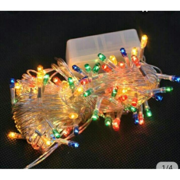 Đèn led trang trí noel - Dây đèn nháy nhiều màu