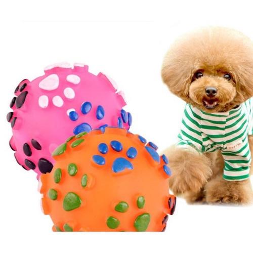 Bóng đồ chơi hình dấu chân chó chó thú cưng