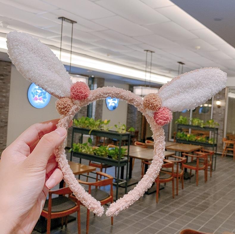Băng Đô Tay Thỏ Dài Lông Xù Hot Trend Hàn Quốc