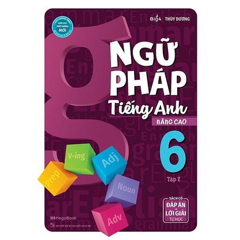 Combo Sách Ngữ Pháp Tiếng Anh Nâng Cao Lớp 6