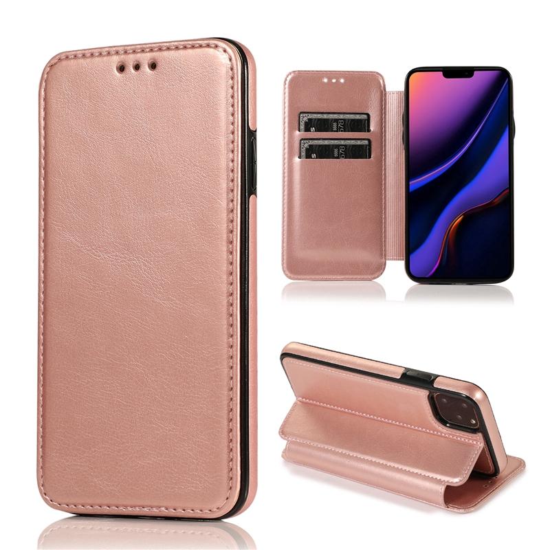 Ốp Lưng Da Nắp Gập Có Ngăn Đựng Thẻ Cho Iphone 11 Pro Xs Max Xr I8 I7 I6 Se2 Plus