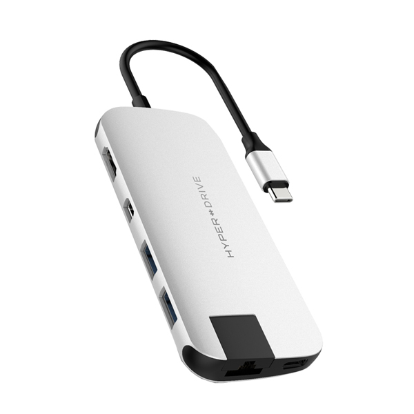 Cổng chuyển USB-C 8 trong 1 Hyperdrive SLIM HD247B - Hàng Chính Hãng