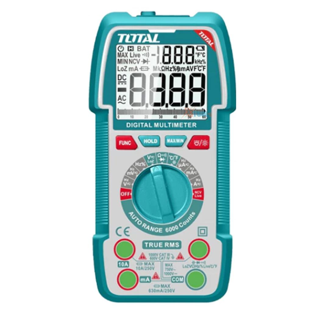 ĐỒNG HỒ VẠN NĂNG KỸ THUẬT SỐ 6V TOTAL TMT5310004 - HÀNG CHÍNH HÃNG