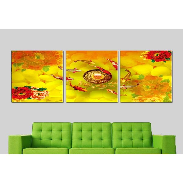Tranh Treo Tường Hiện Đại Phòng Khách - Cá T3M--15