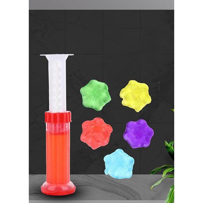 Gel thơm KHỬ TRÙNG, KHỬ MÙI, DIỆT KHUẨN toilet, bồn cầu tiện dụng, -❖GEL CẦU HOA❖