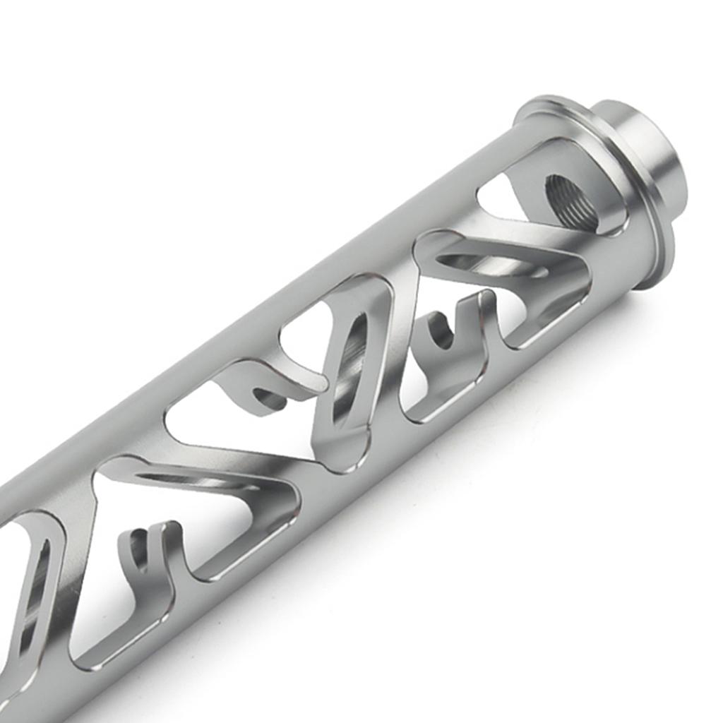 2 Set 6in Single-core Spiral Automotive Fuel Filter 1/2''-28 Titanium