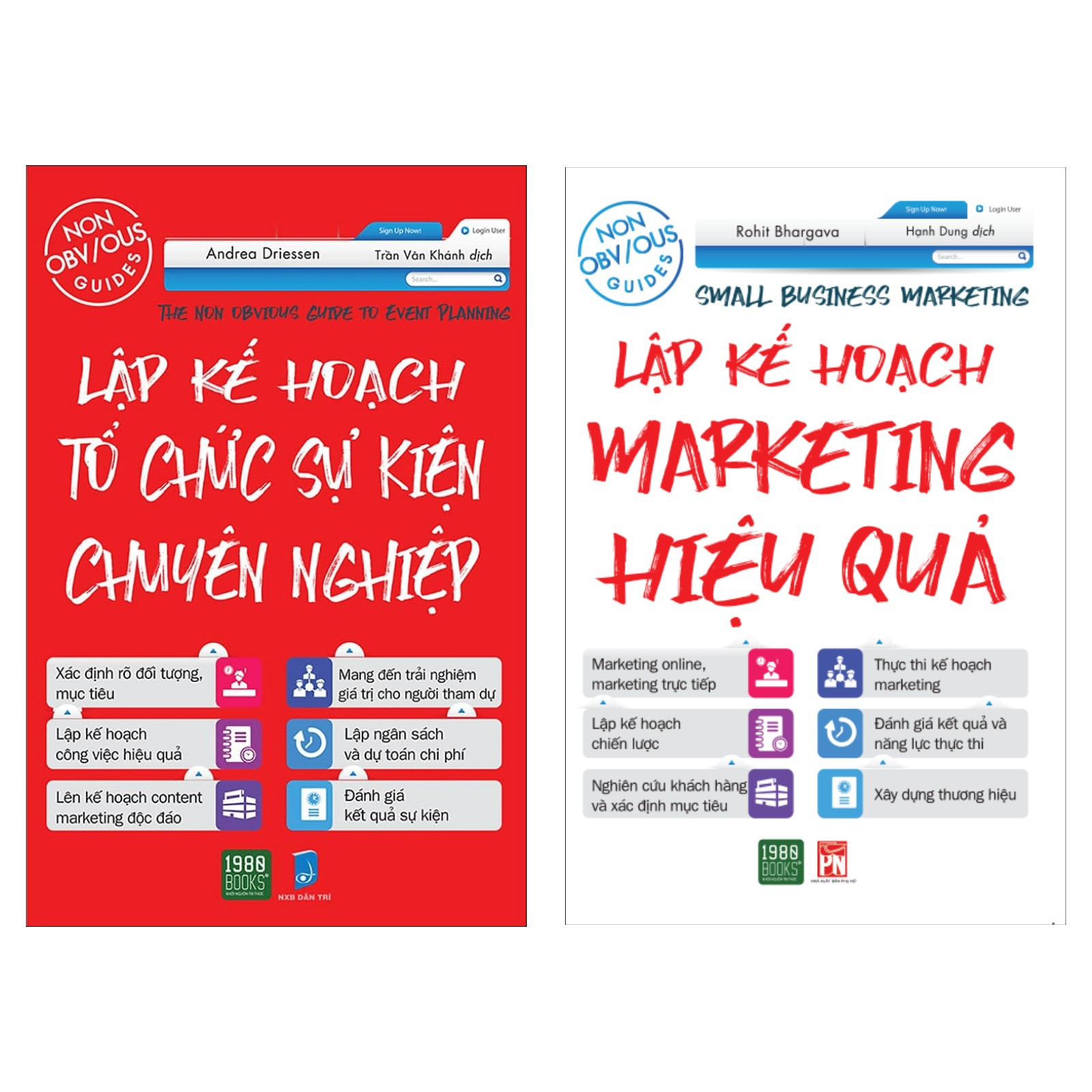 Combo Kỹ Năng Lập Kế Hoạch Trong Công Việc : Lập Kế Hoạch Marketing Hiệu Quả + Lập Kế Hoạch Tổ Chức Sự Kiện Chuyên Nghiệp (Bộ 2 Cuốn Sách Giúp Công Việc Đạt Năng Suất Tối Đa / Tặng Kèm Bookmark Happy Life)