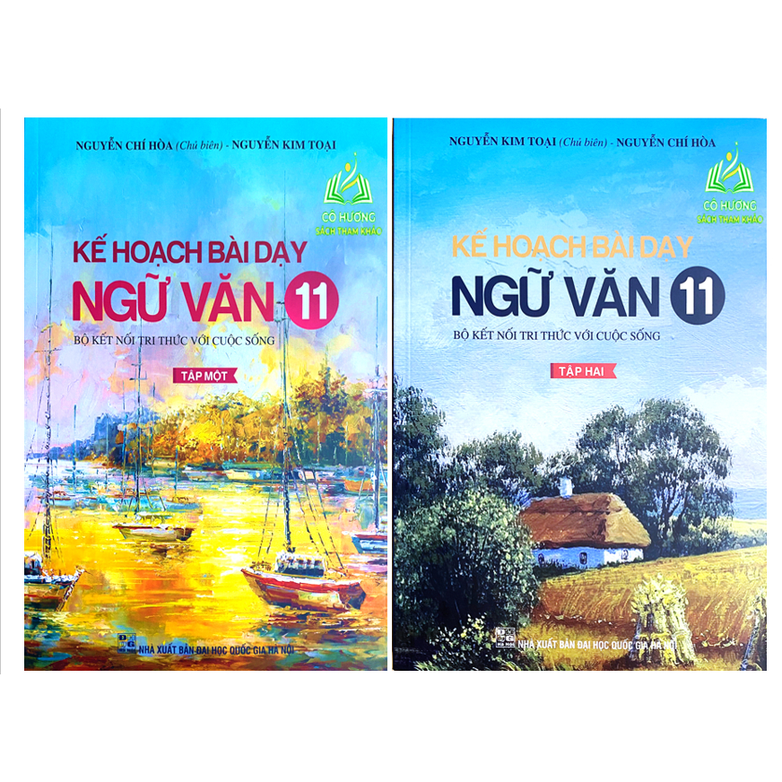 Sách - Combo Kế hoạch bài dạy Ngữ Văn 11 Tập 1 + 2 (Bộ kết nối tri thức với cuộc sống) ( BT)