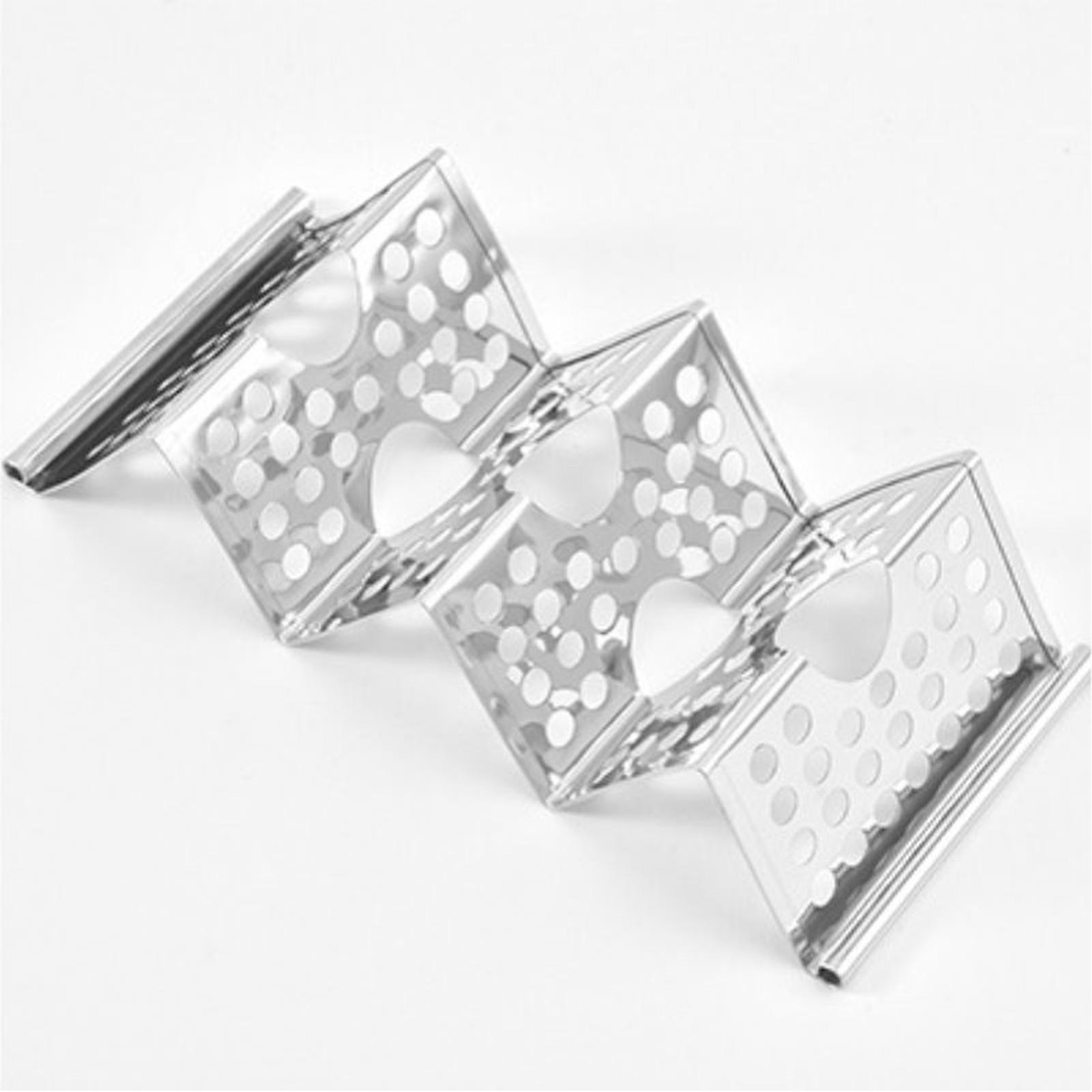 Stainless Steel Taco Holders Holds up to 3 Tacos Roll Rack Taco Holder Stand