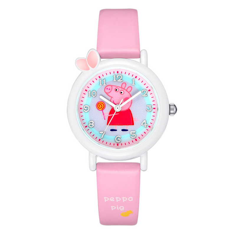 Đồng hồ trẻ em heo peppa cao cấp siêu dễ thương