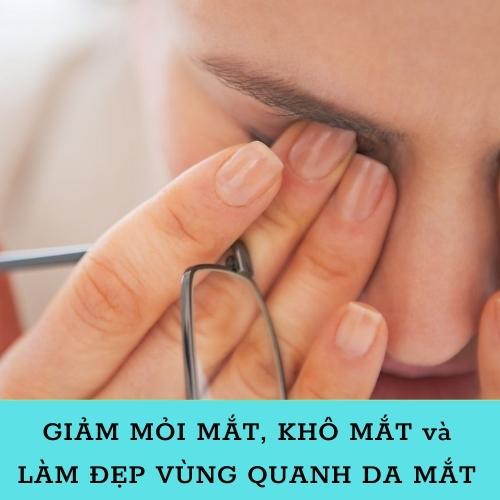 Khóa học Giảm MỎI MẮT, khô mắt và làm đẹp vùng da quanh mắt - VMC