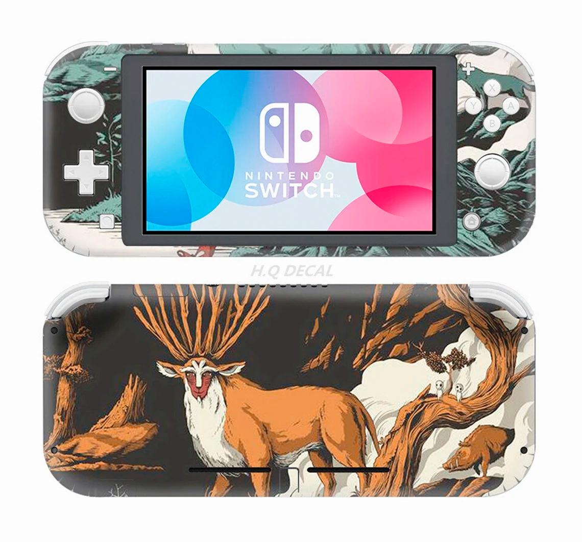 Skin decal dán Nintendo Switch Lite mẫu Thần rừng Mononoke Hime (dễ dán, đã cắt sẵn)