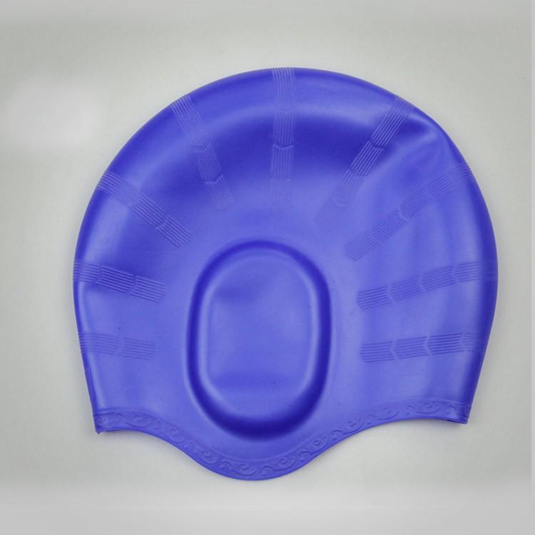 Nón bơi người lớn trùm tai chính hãng POPO CA33 mũ bơi silicone ngăn nước cho nam, nữ