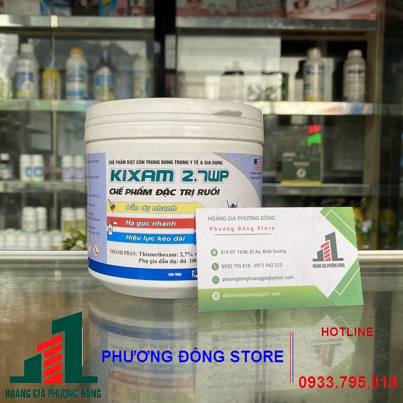 Thuốc diệt ruồi dạng bả Kixam 2.7WP- 400g
