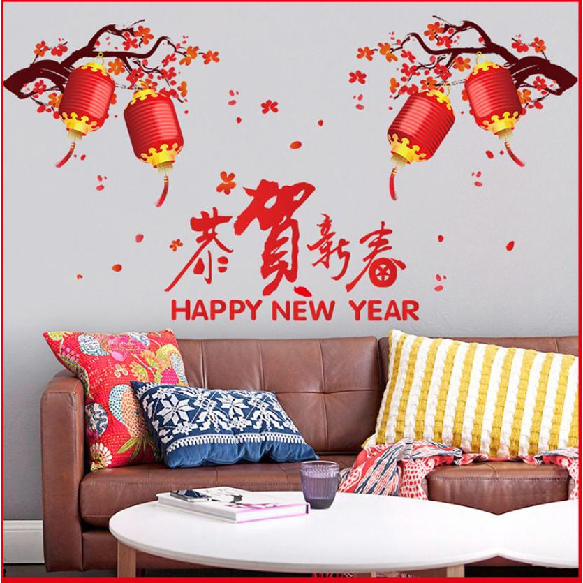 2020 Decal trang trí tết năm mới - mẫu SK9103