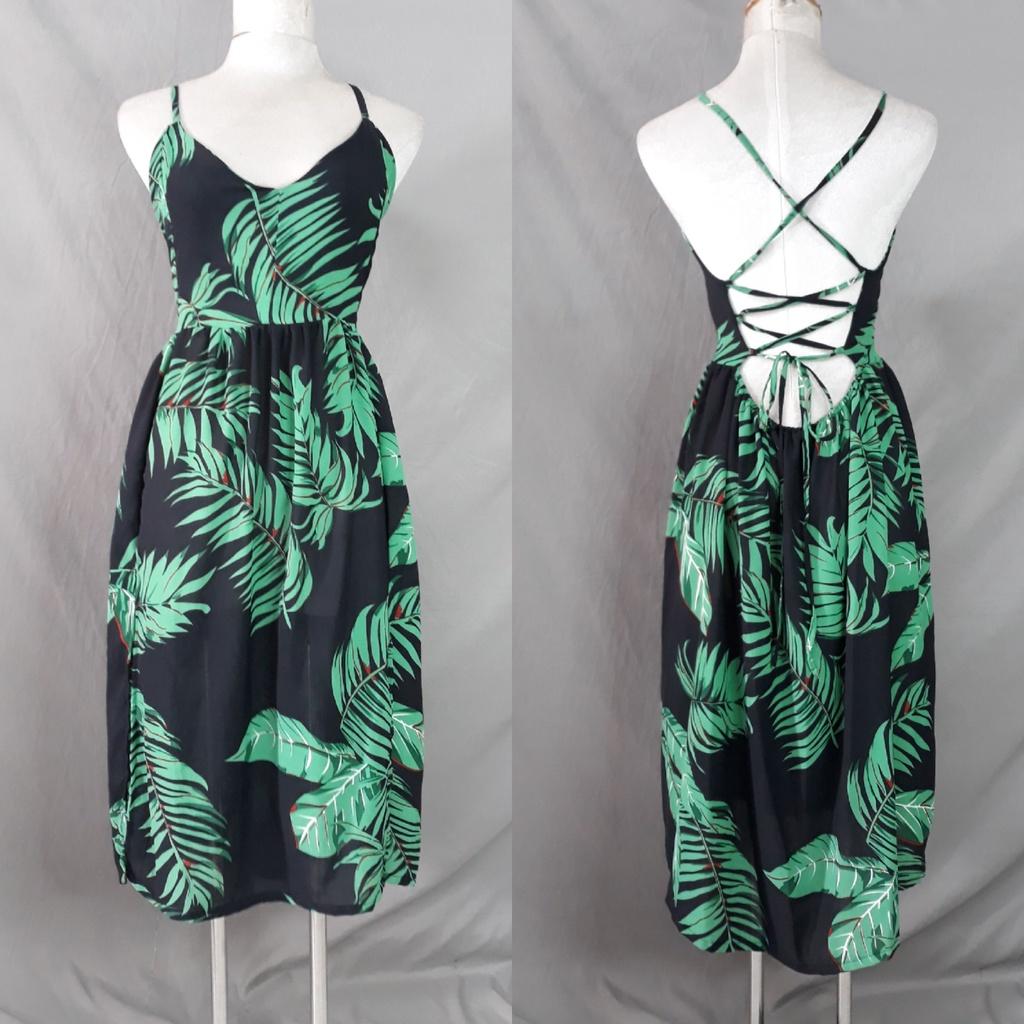 Đầm đan dây lưng