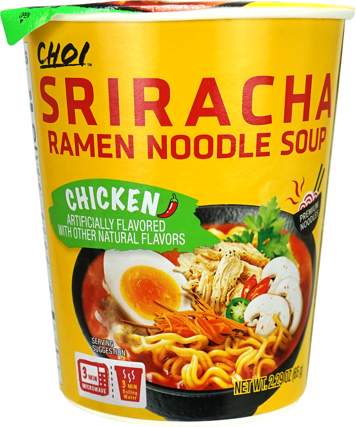 Mì Choi Sriracha ly 65g (Vị gà)