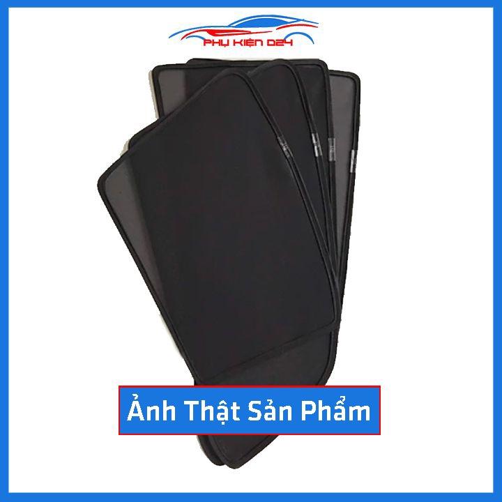 Bộ 4 rèm chắn nắng nam châm Hyundai i10 Hatchback 2014-2015-2016-2017-2018-2019 khung cố định chống tia UV