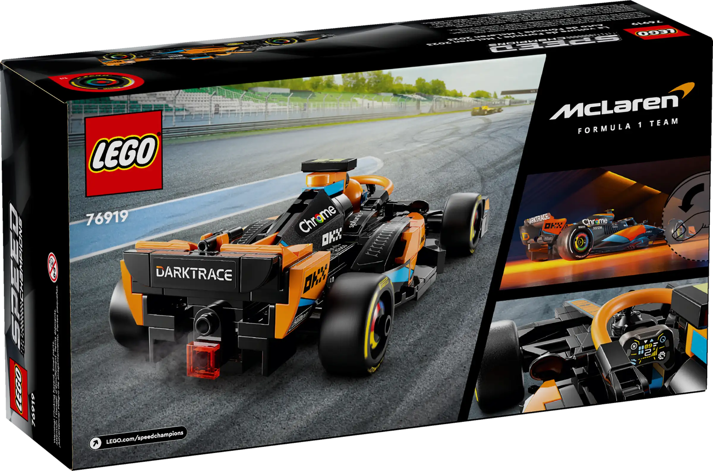Đồ Chơi Lắp Ráp Siêu Xe Mclaren F1 - 2023 McLaren Formula 1 Race Car - Lego Speed Champions 76919 (245 Mảnh Ghép)