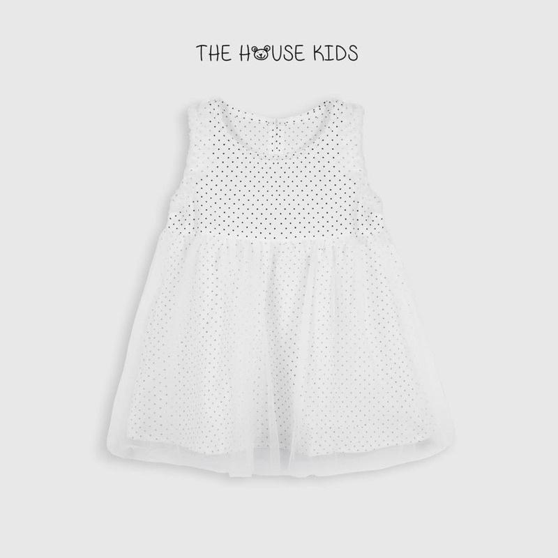 Váy Công Chúa Cho Bé Gái Cao Cấp Hoạ Tiết THE HOUSE KIDS Chấm Bi