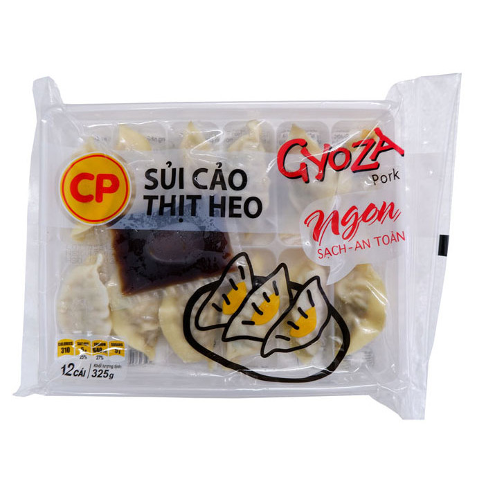 - Sủi cảo thịt heo CP - Loại 325g