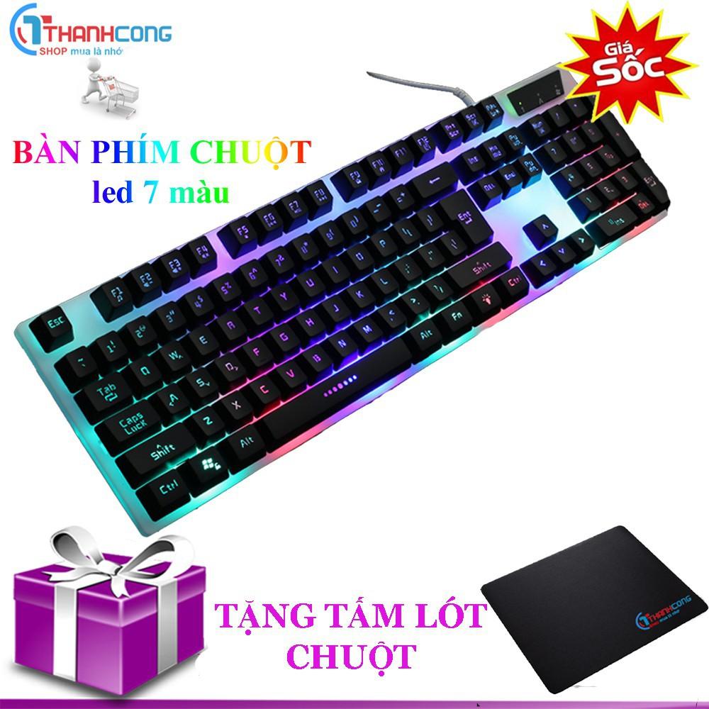 Bàn phím dây chuyên Game đèn Led RX-3 tặng lót chuột