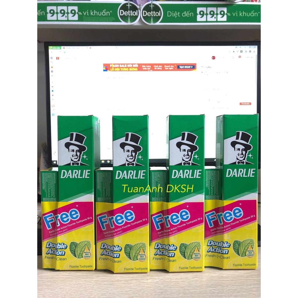 Kem đánh răng Darlie Double Action 225g tặng tuýp 50g. Hàng DKSH Việt Nam.