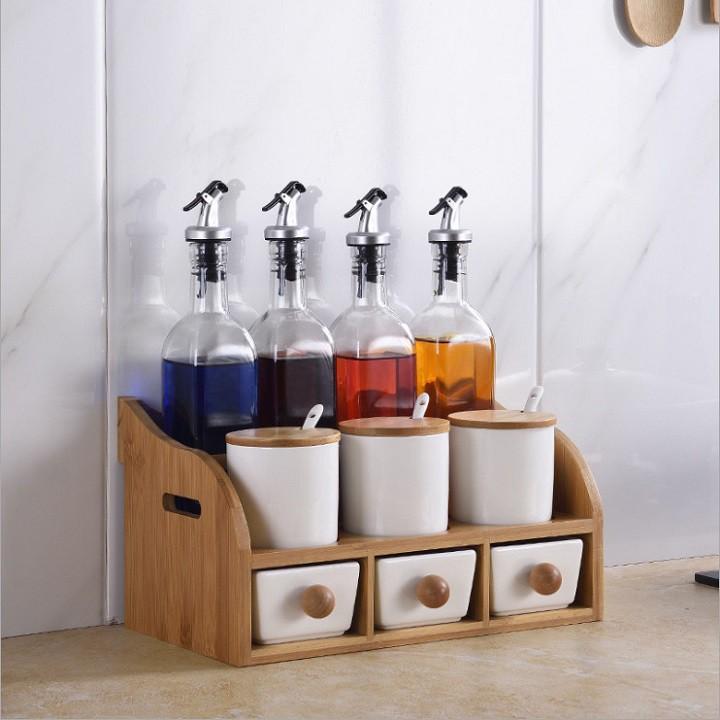 Kệ Hũ đựng gia vị cao cấp - SuperStore