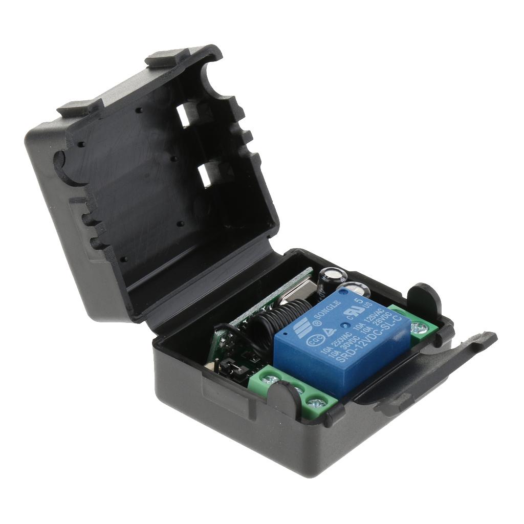 433Mhz Wireless Switch DC 12V 10A Remote Control Switch, Relay Receiver Module, Transmitter RF Relay