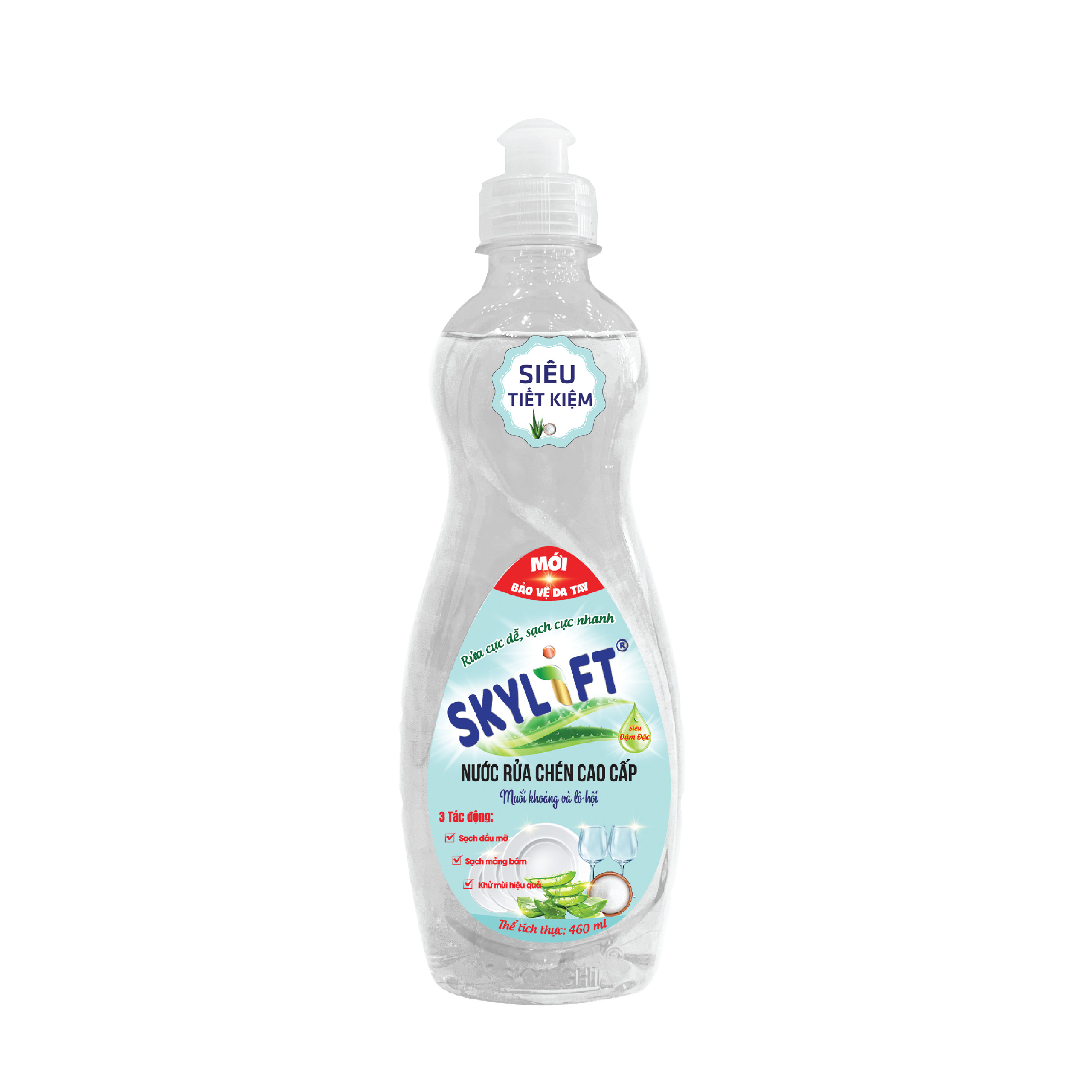 Nước rửa chén cao cấp  Skylift - Chai 460ml