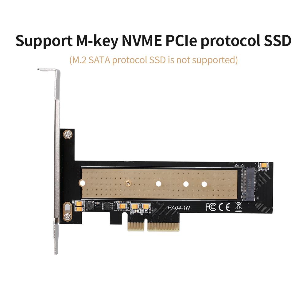Hẻ chuyển đổi M.2 NVME PCIe SSD Hỗ trợ M-Key NVME PCIe 2230/2242/2260/2280/22110 SSD