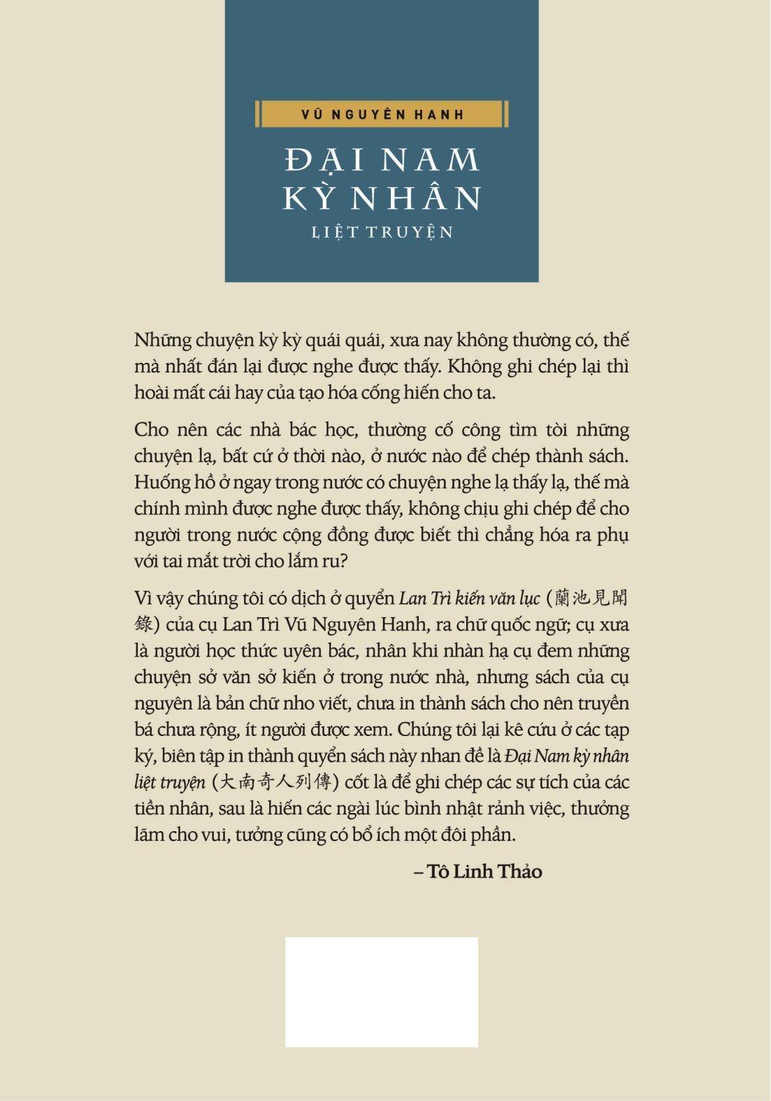 Sách - Cảo Thơm - Đại Nam Kỳ Nhân Liệt Truyện - Bìa Cứng