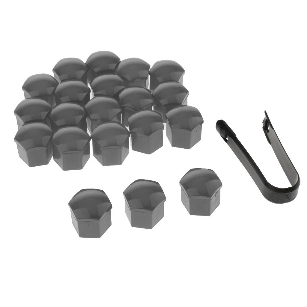 Car Wheel Nut Caps Auto Hub Screw Cover Lug Nur Cover 19mm Bolt Rims