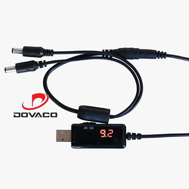 Cáp chuyển đổi điện áp từ cổng USB 5V sang 9V hoặc 12V màn hình LED
