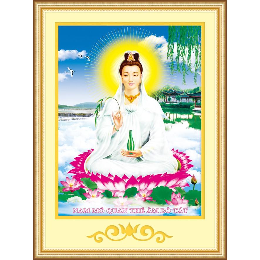 Tranh thêu Quan Âm - Mới ms 53461