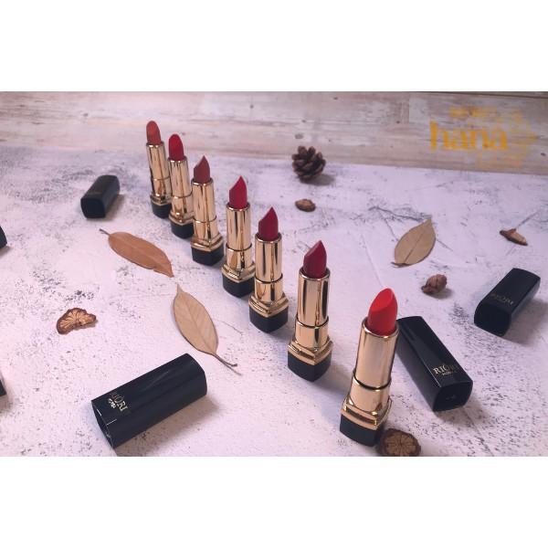 Set 3 Son Lì Màu Hồng Đất, Cam Đất Và Đỏ Cam - Son Lì Riori Matte Lipstick Không Chì 6 Màu Son (M01,M03,M06)