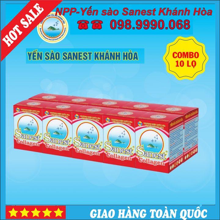 Nước Yến sào Khánh Hòa Sanest Collagen đóng lọ 70ml - 770