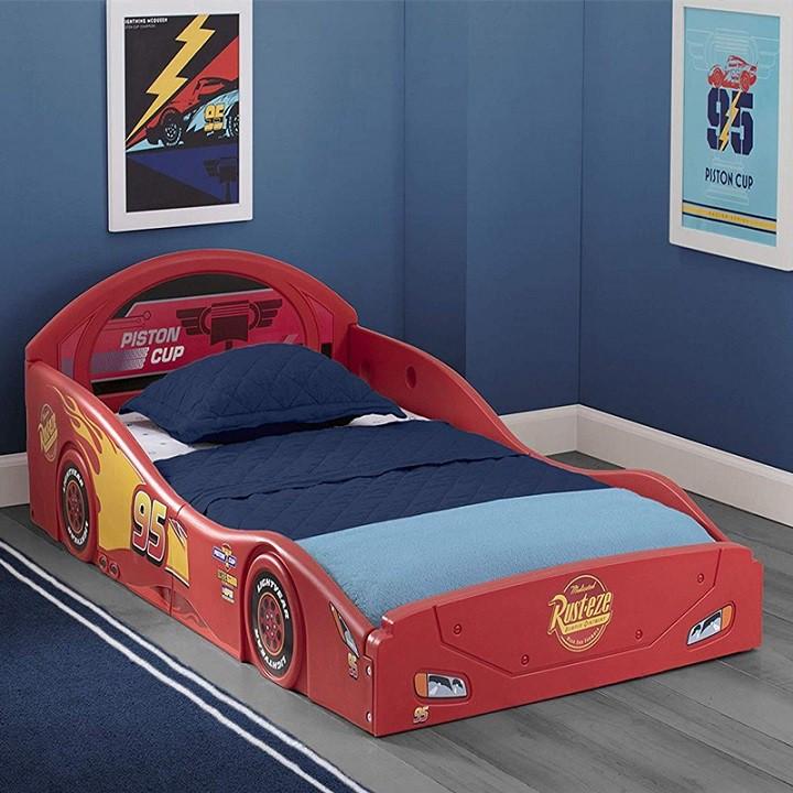 Giường ngủ cho bé xanh mickey kèm đệm