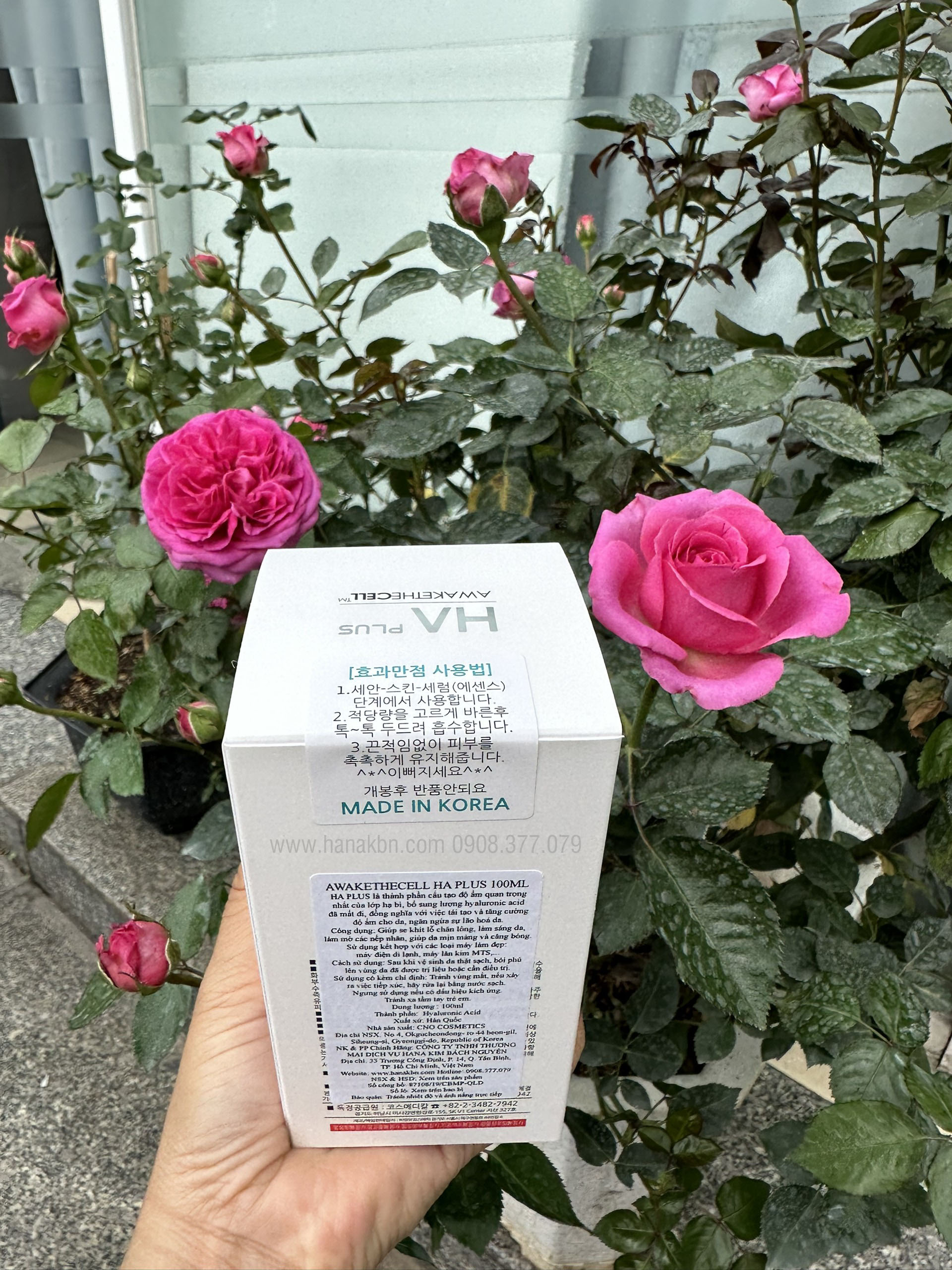 Bộ Đôi Căng Bóng, Tái Tạo Da, Trắng Sáng Da - Serum HA Plus 100ml + Hydro B5 Plus 120ml