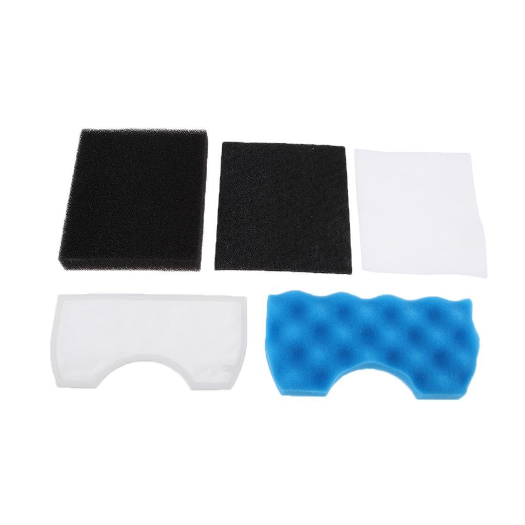 5x HEPA Filters Spare Parts Replacement Motor Foam Filter for