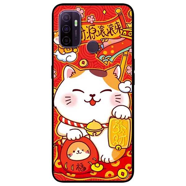 Ốp lưng dành cho Oppo A53 - Mèo Thần Tài