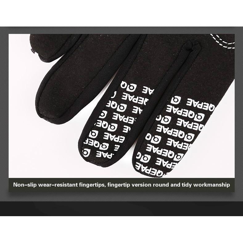Găng tay phủ ngón tay thiết kế Unisex hỗ trợ khi đi xe máy