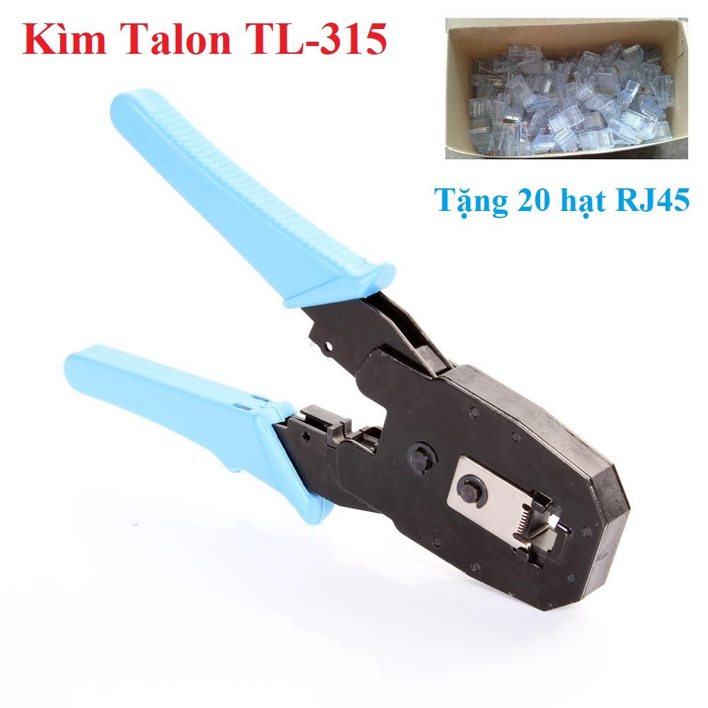 ( Tặng 20 hạt mạng RJ45) Kìm bấm mạng đa năng Talon TL-315 cao cấp