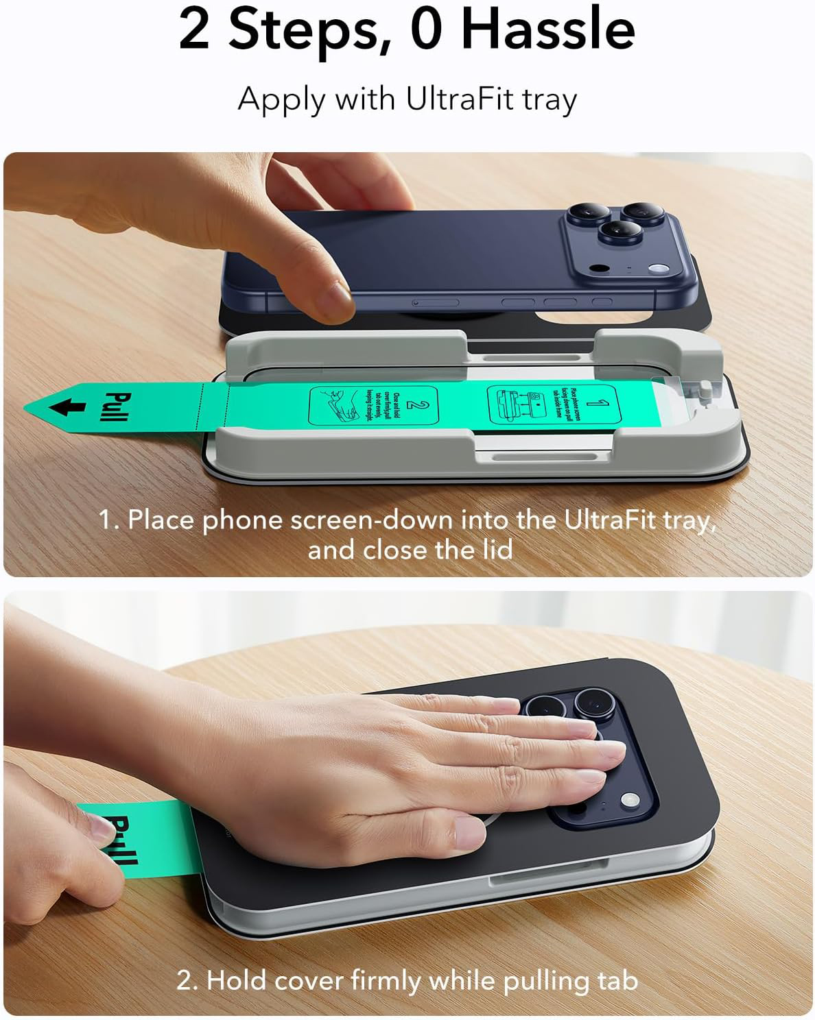 Kính Cường Lực ESR cho iPhone Air / iPhone 17 / iPhone 17 Pro / iPhone 17 Pro Max ESR UltraFit Classic Screen Protector - Hàng Chính Hãng