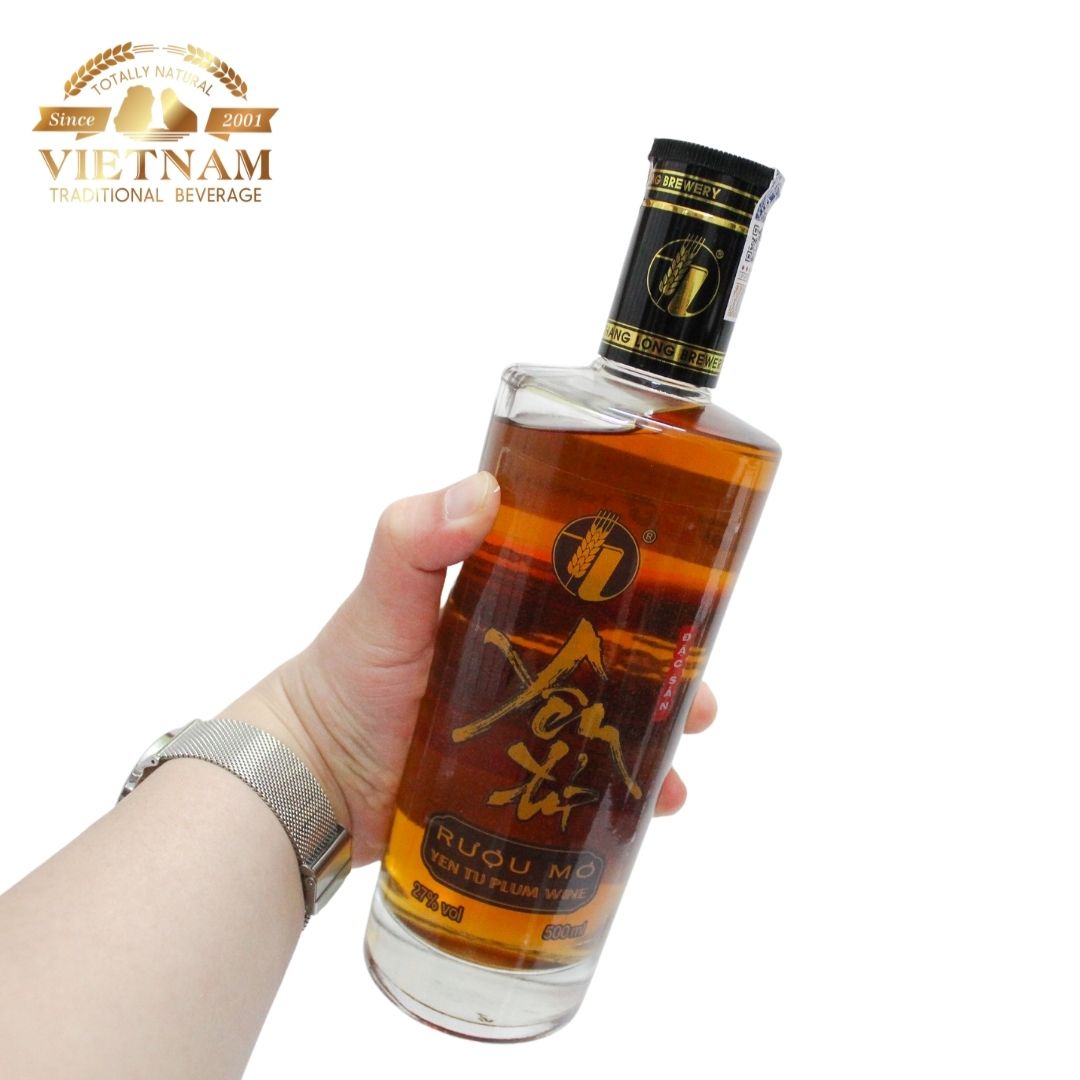 Thùng Rượu Mơ Yên Tử 27% Vol - 12 Chai Thủy Tinh 500ml