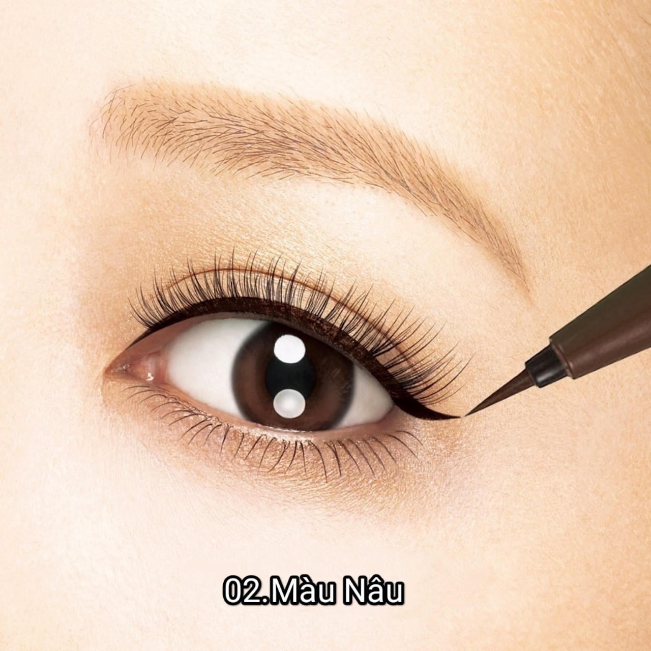 Bút Kẻ Mắt Nước Không Trôi Không Lem Kissme Heroine Make Nét Siêu Sắc Mãnh