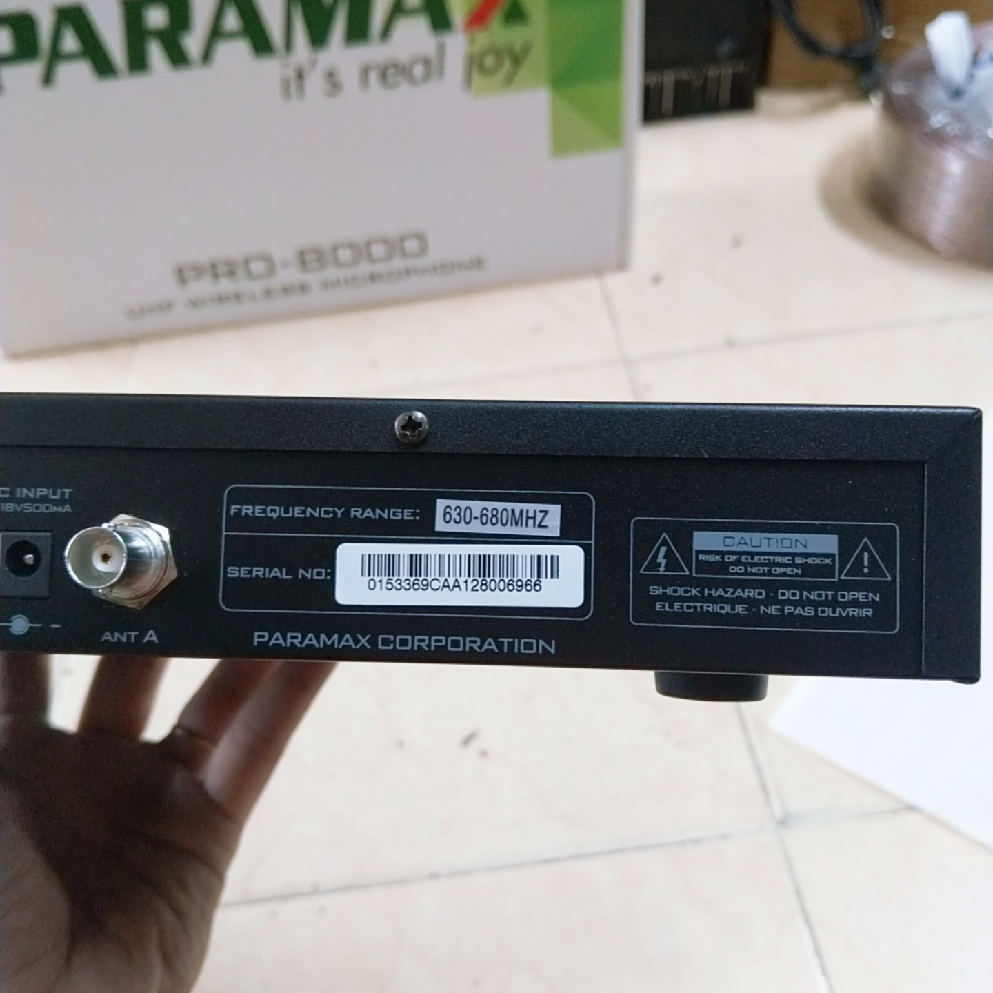 Micro Paramax Pro8000 Chóng Hú Không Dây Cao Cấp