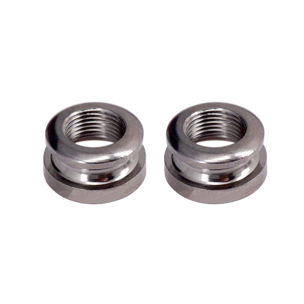 2 Pieces Guitar Strap Lock Button Threaded Jack for Guitar Parts