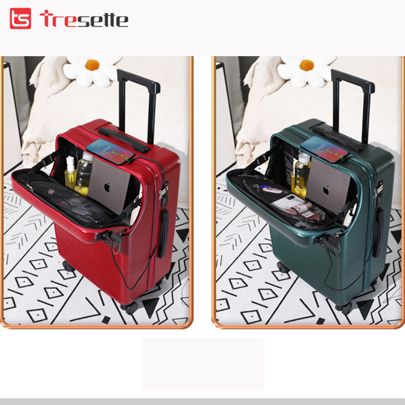 BFQ2ST500KTL: giảm 8% cho đơn từ 500K [SIZE 20 INCH] Vali kéo Cao Cấp nhập khẩu Hàn Quốc Tresette 6015 Có Ngăn Đựng Latop, Cổng sạc USB CAO CẤP