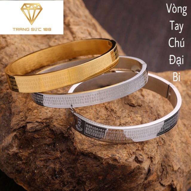 Vòng tay titan chú đại bi dạng oval